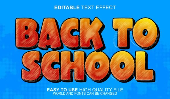 Back to School Typography Design Vector: Elevate Your Visual Communication
