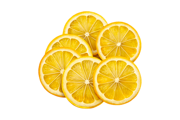 Elevating Design Projects with Slice of Lemon Clipart 3D PNG