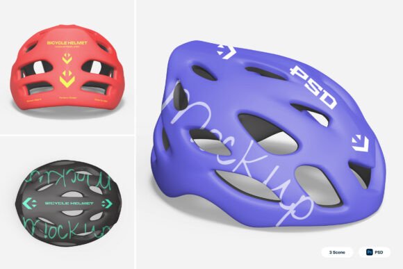 Enhancing Brand Presentation with Bicycle Helmet 3D Mockups