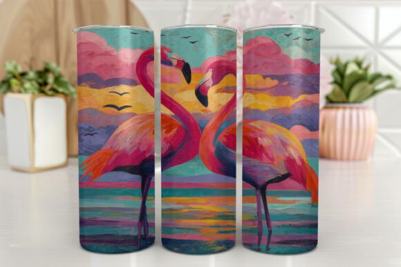 Everything You Need to Know About the Tropical 3D Flamingo with Flowers 20oz Design