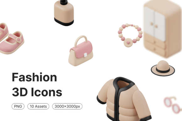 Fashion 3D Icons: Elevating Branding and Visual Storytelling in the Digital Age